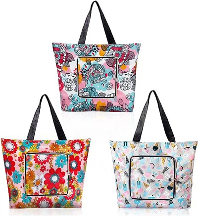 Túi mua sắm có thể giặt được có thể gập lại